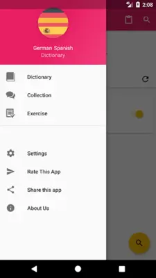 German Spanish Dictionary android App screenshot 5